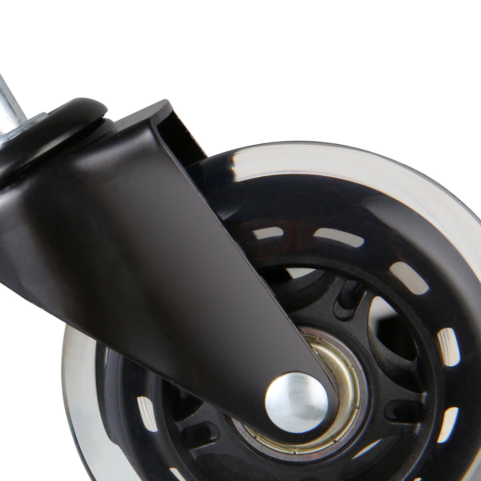 VEVOR Office Chair Wheels, Set Of 5, 3 Inch Caster Wheels Replacement For Hardwood Floors And Carpet, Heavy Duty Computer Gaming Desk Casters With 130 Lbs Load Capacity, Universal Fit For Most Chairs